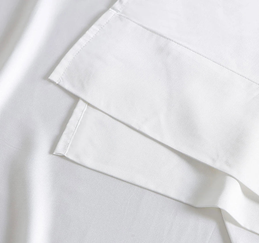 Natural Premium Bamboo Top Sheet Clear White