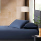 Natural Premium Bamboo Fitted Sheet Midnight