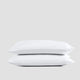 Natural Premium Bamboo Pillowcase Set Clear White