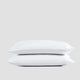 Natural Premium Bamboo Pillowcase Set Clear White