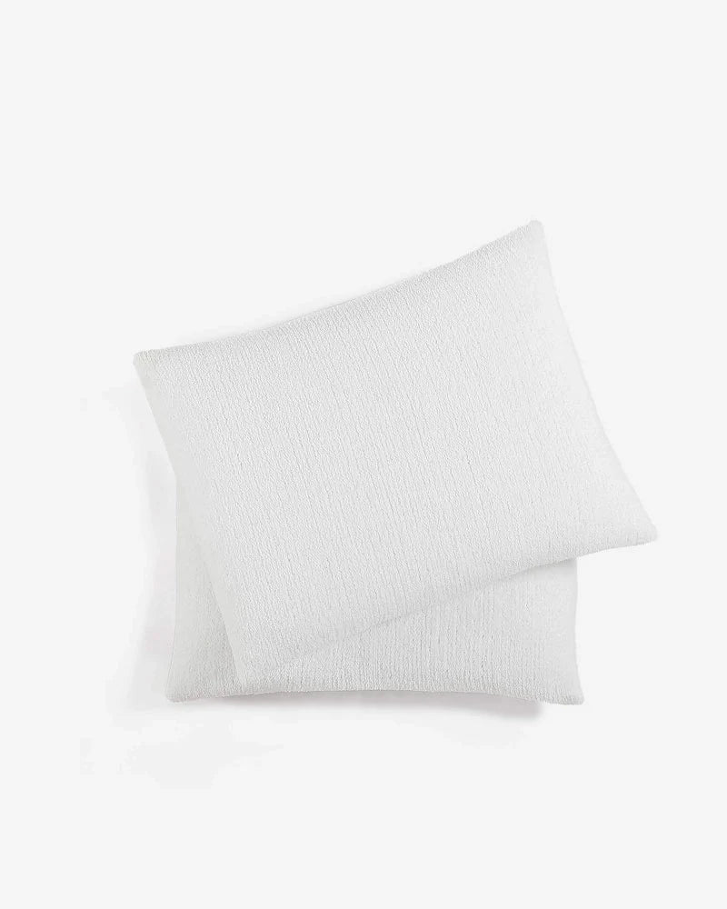 Snug Sham Set Clear White