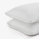 Snug Sham Set Clear White