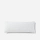Snug Waffle Lumbar Pillow Clear White