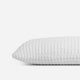 Snug Waffle Lumbar Pillow Clear White