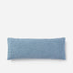Snug Waffle Lumbar Pillow Denim