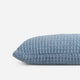 Snug Waffle Lumbar Pillow Denim