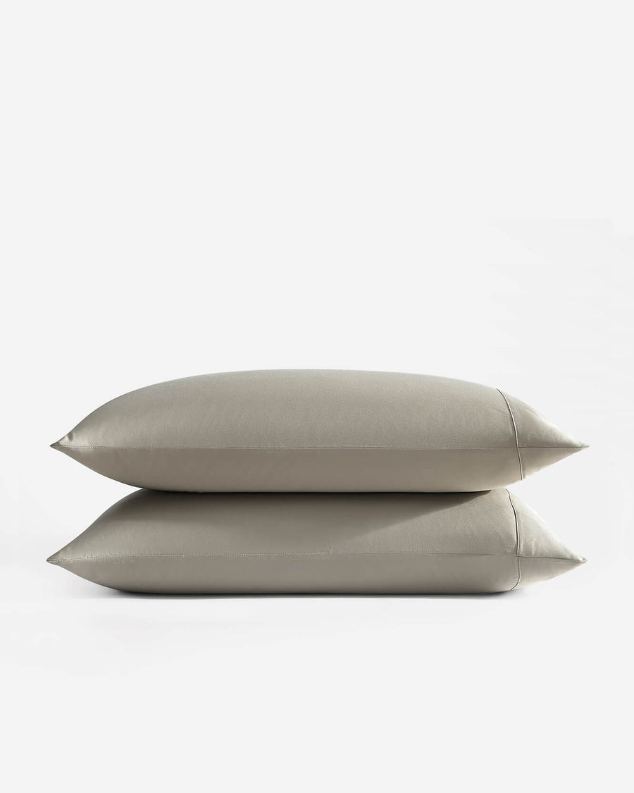 Natural Premium Bamboo Pillowcase Set Boulder