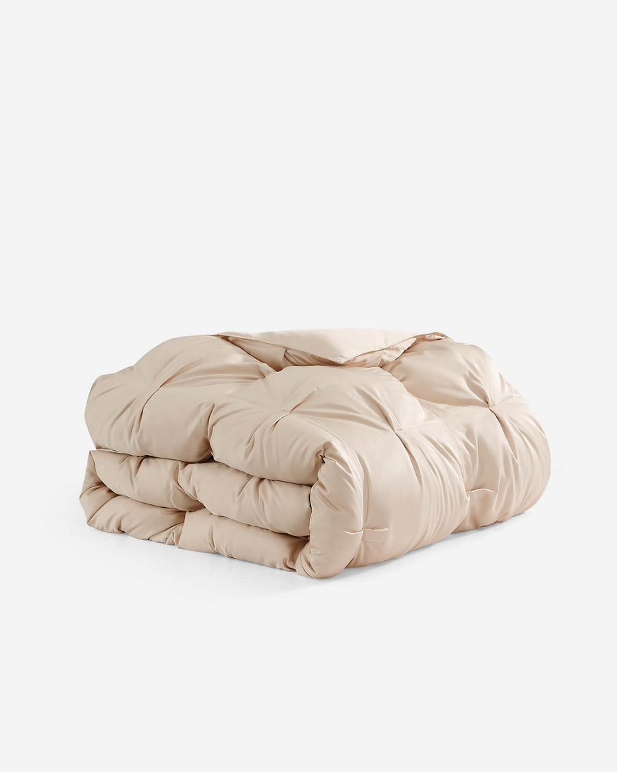 Premium Bamboo Bubble Comforter Blush