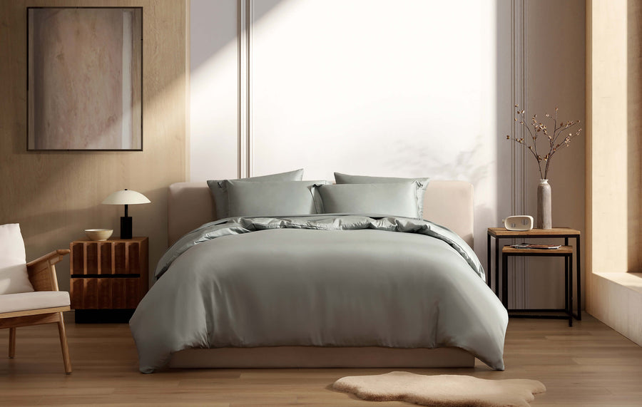 Sunday-Citizen_Silky-Lyocell-Duvet Cover Slate Grey