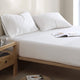 Silky Lyocell Fitted Sheet Clear White
