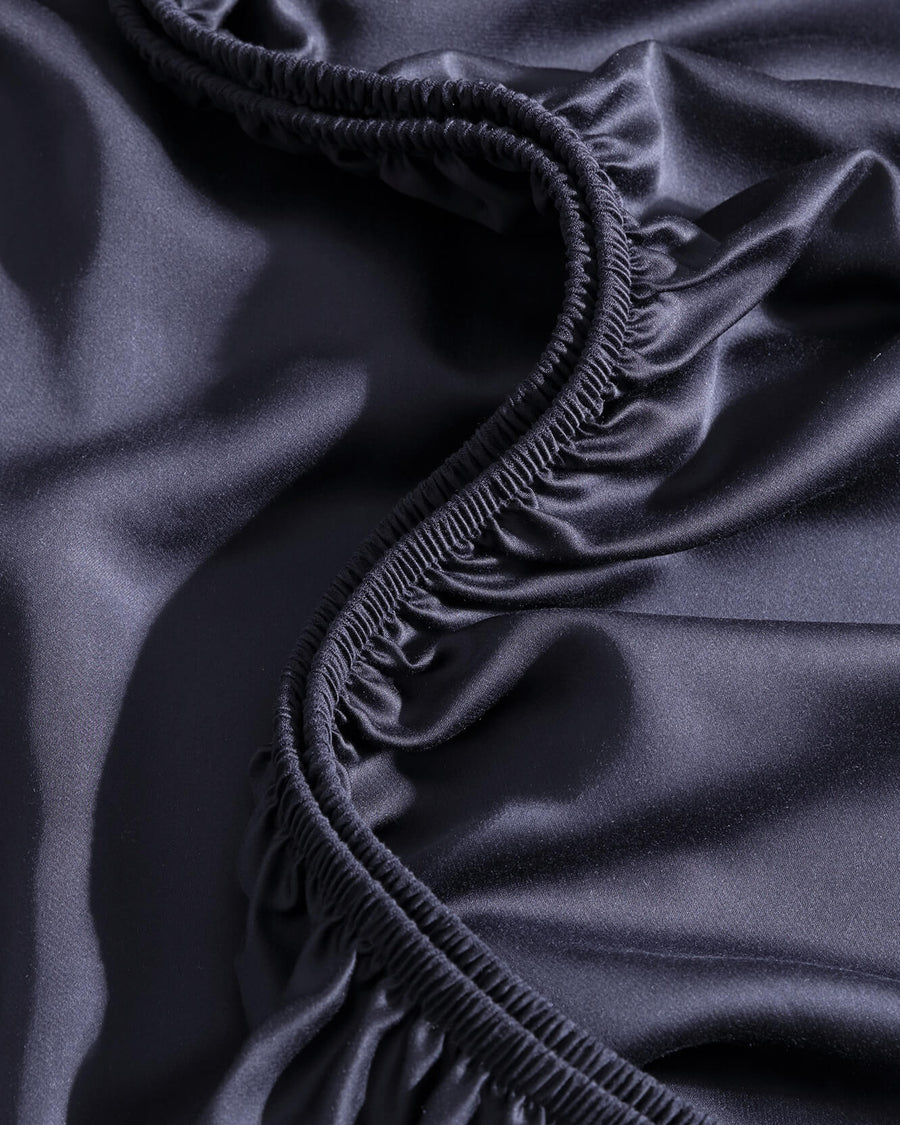 Sunday-Citizen_Silky-Lyocell Fitted Sheet Sheet Set Pillowcase Baritone Blue