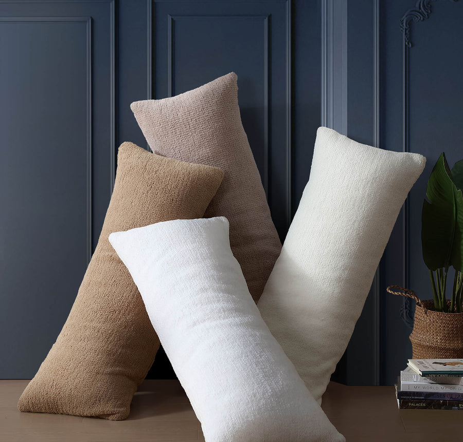 Snug Lumbar Pillow Biscotti