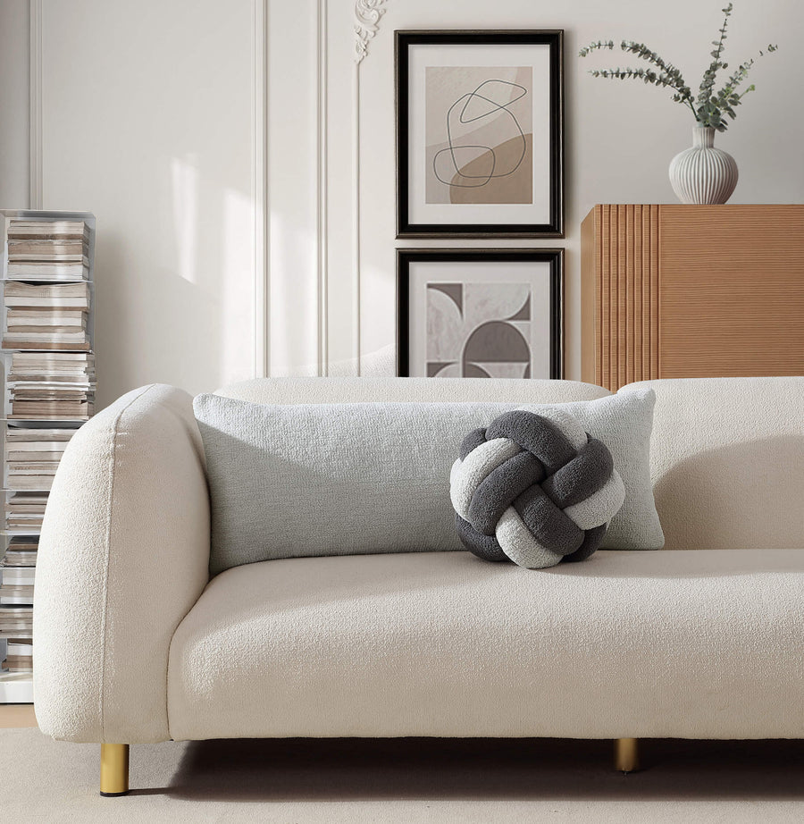 Snug Lumbar Pillow Cloud Gray