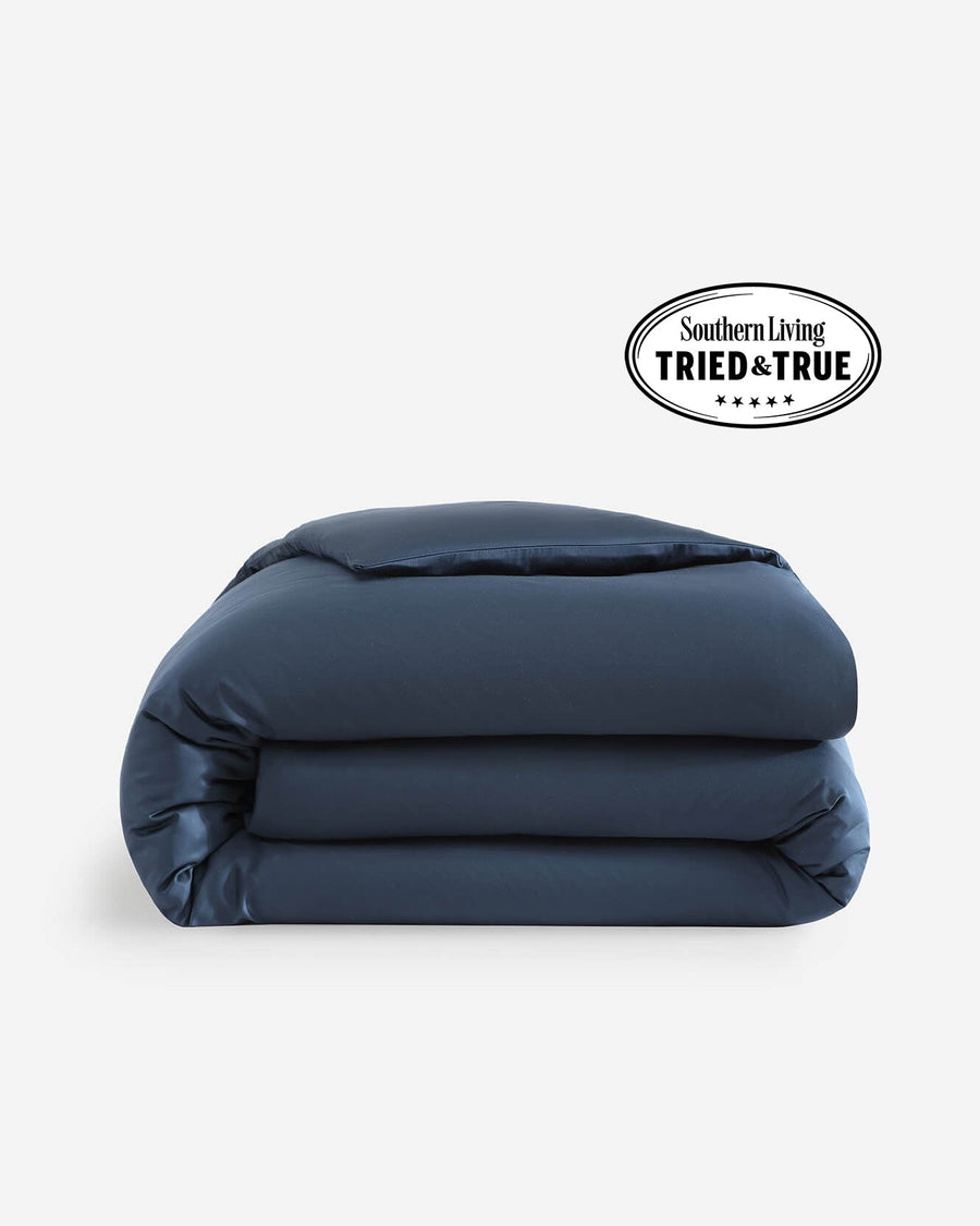 Natural Premium Bamboo Duvet Cover Midnight