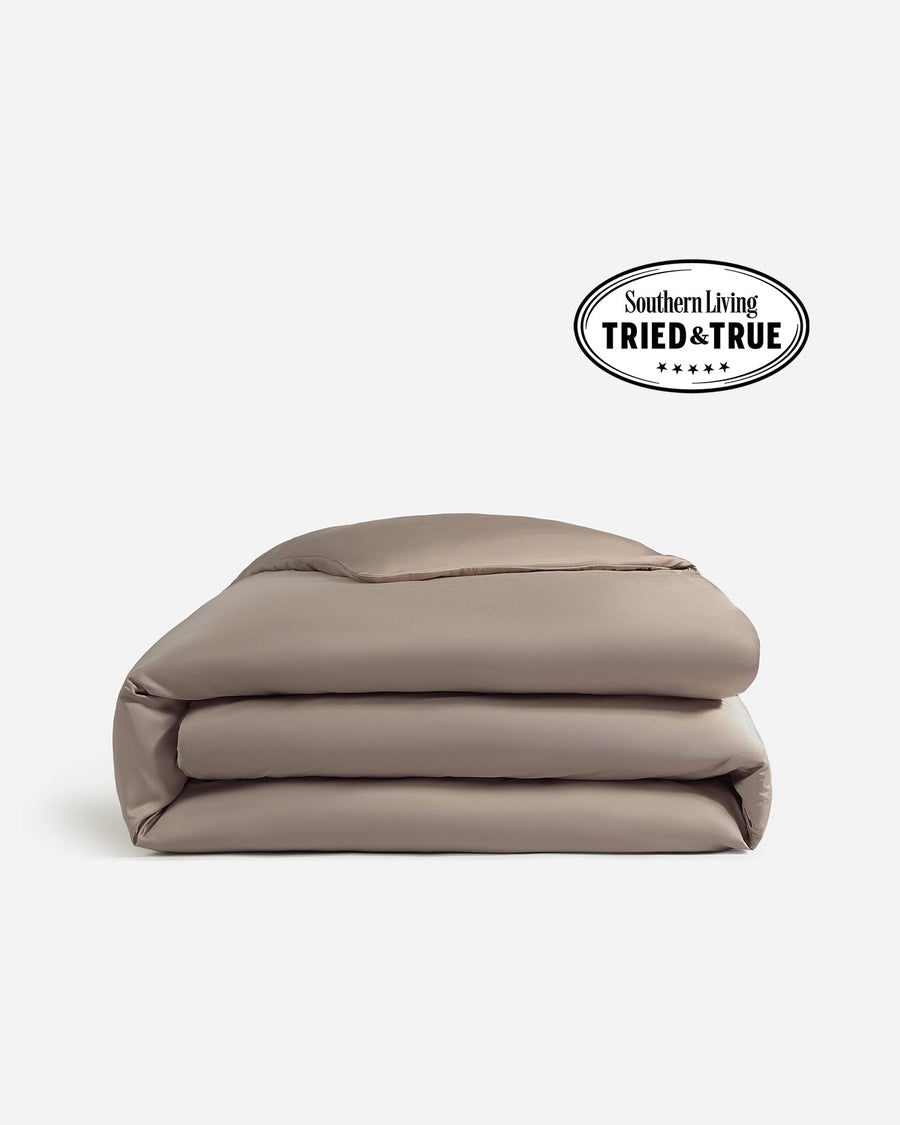 Natural Premium Bamboo Duvet Cover Taupe