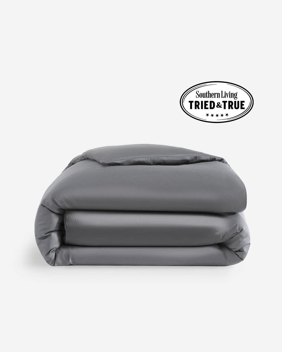 Natural Premium Bamboo Duvet Cover Granite