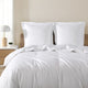 Natural Premium Bamboo Duvet Cover Clear White