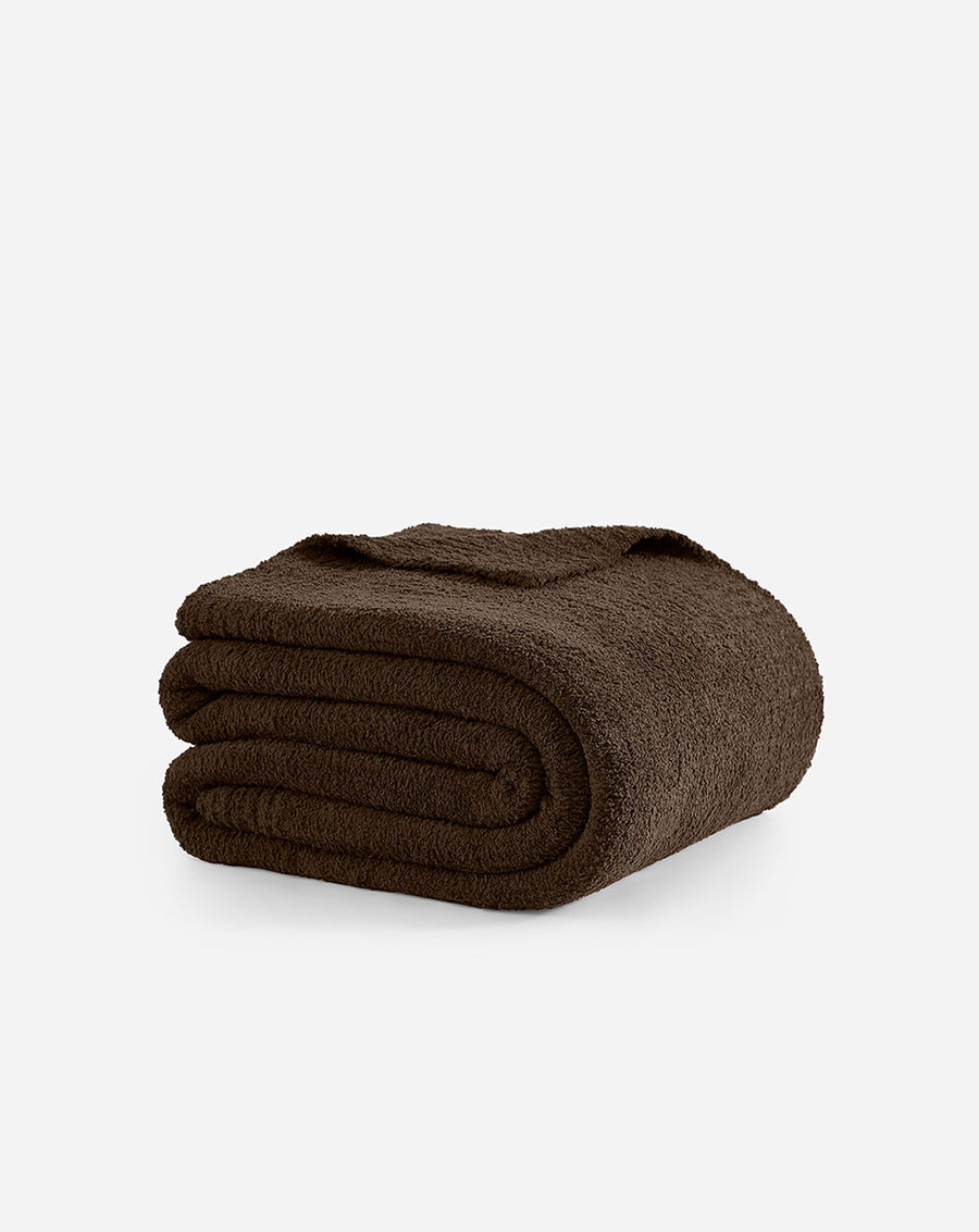 Sunday Citizen Snug Bed Blanket in Chocolate Martini