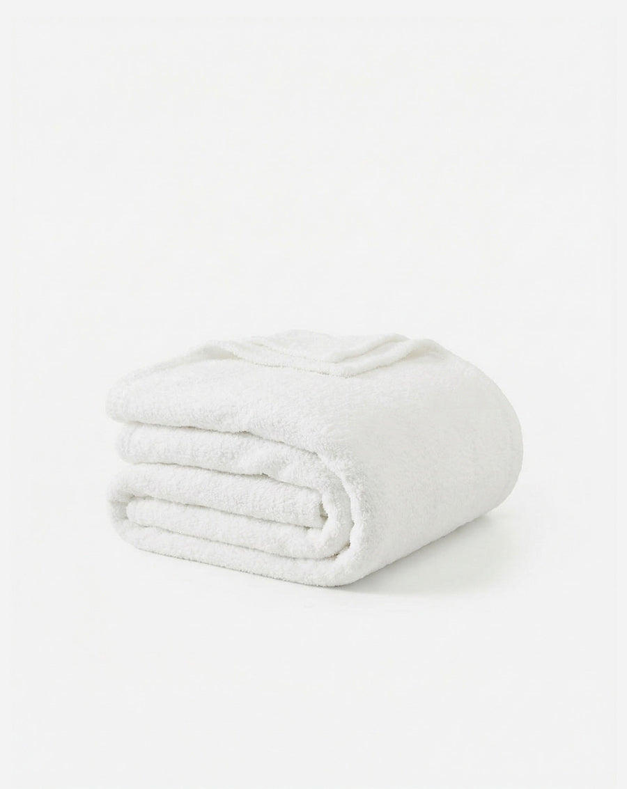 Sunday Citizen Snug Bed Blanket in Clear White