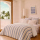 Coastal Reversible Cotton Mist Duvet Cover Light Ochre - Off White
