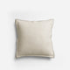 Sunday Citizen Amalfi Throw Pillow in Off White - Charcoal
