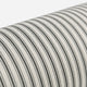 Sunday Citizen Azurro Bolster Pillow in Off White - Charcoal