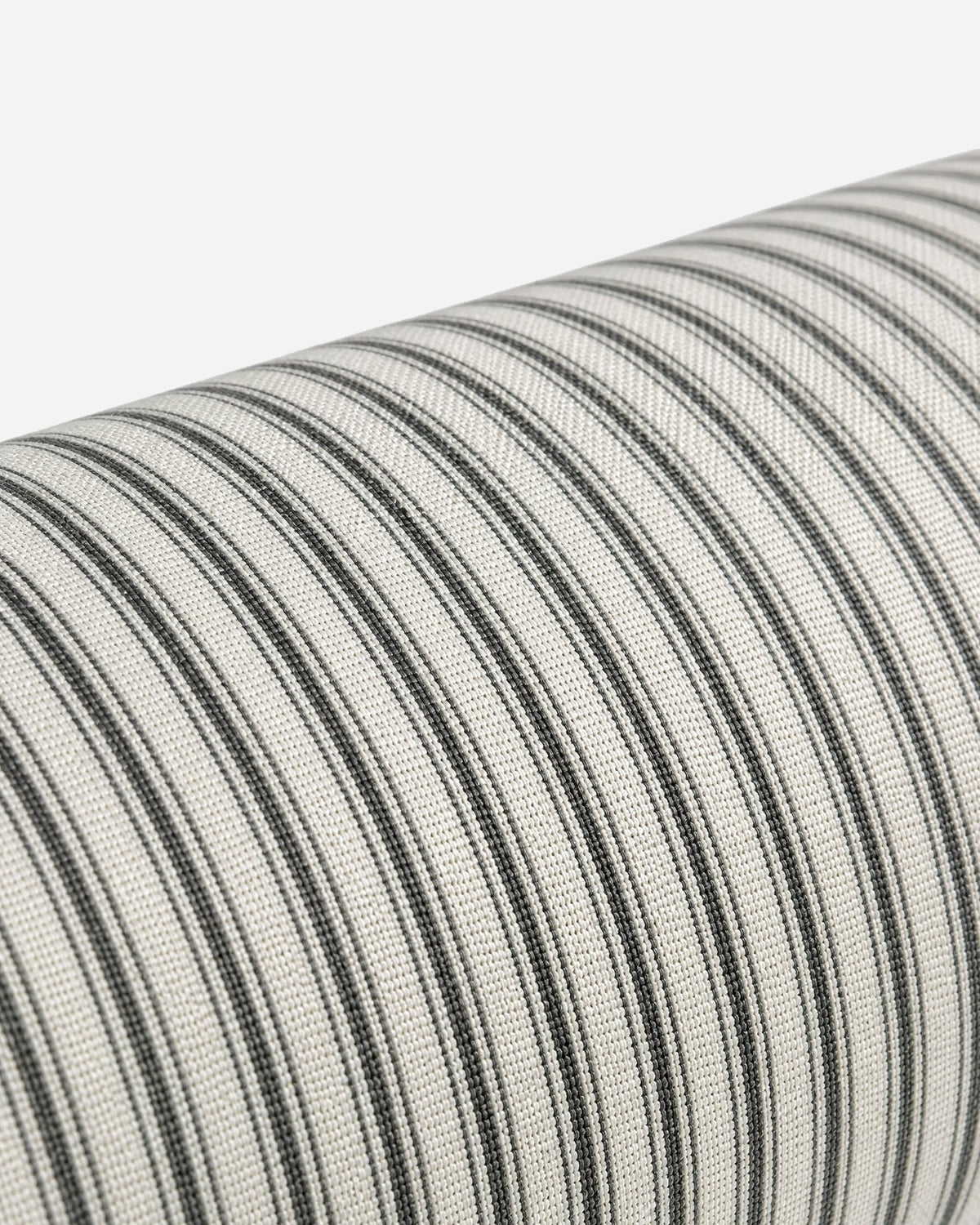 Sunday Citizen Azurro Bolster Pillow in Off White - Charcoal