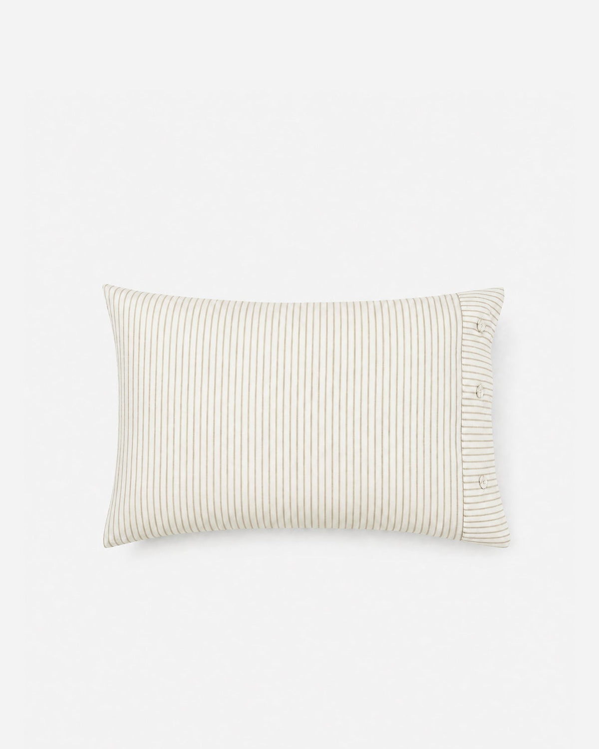 Coastal Cotton Mist Pillowcase Set Light Ochre - Off White