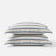 Coastal Cotton Mist Sham Set Light Ochre - Off White