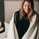 Sunday Citizen Crystal Weighted Blanket in Off White