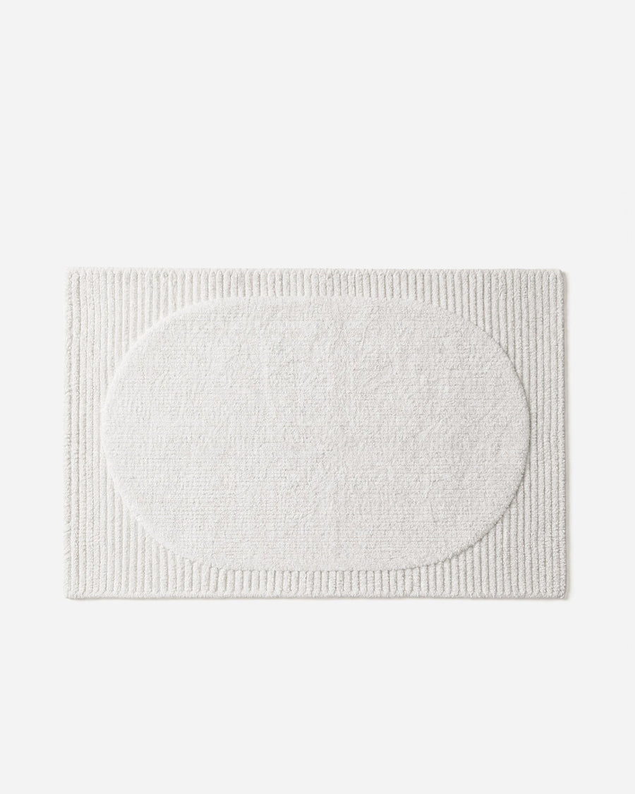 Hotel Luxury Bath Rug White