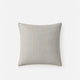 Sunday Citizen Luna Throw Pillow in Cloud Gray - Off White