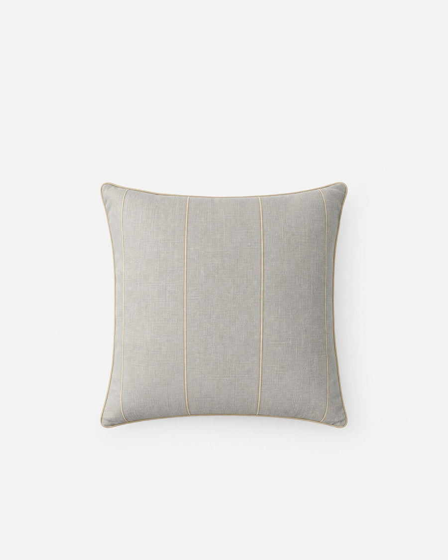 Sunday Citizen Luna Throw Pillow in Cloud Gray - Off White