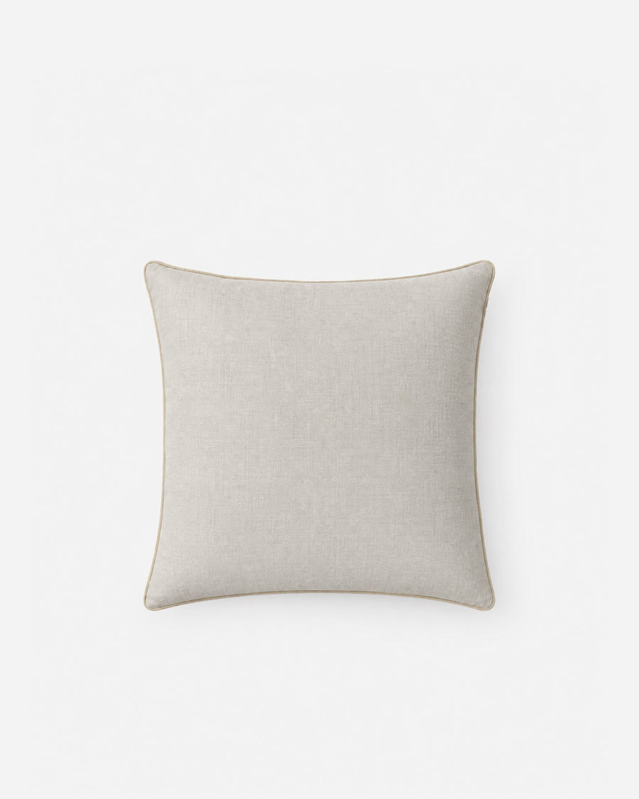 Sunday Citizen Luna Throw Pillow in Cloud Gray - Off White