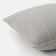 Sunday Citizen Luna Throw Pillow in Cloud Gray - Off White
