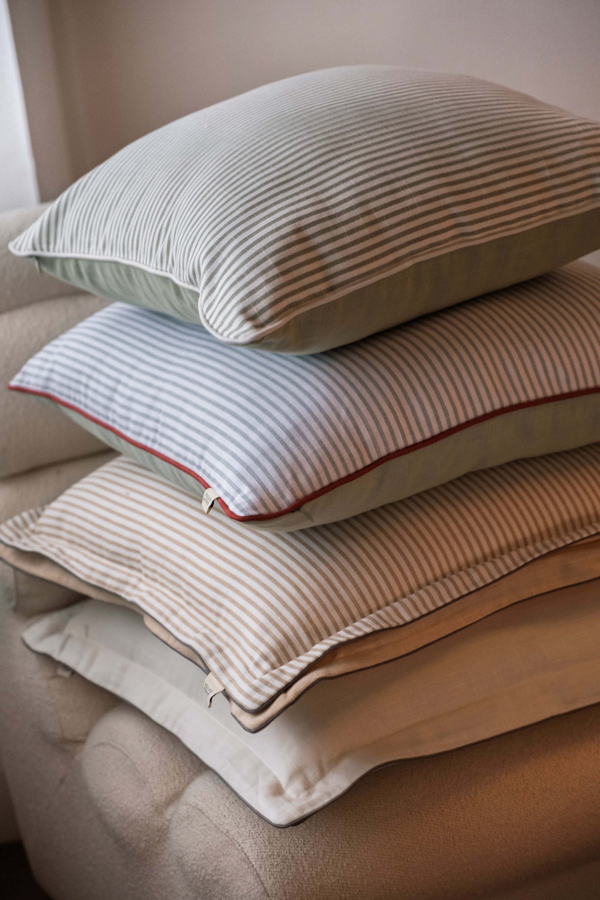 Sunday Citizen Cipria Throw Pillow in Sorbetto - Off White