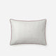 Sunday Citizen Mare Silky Lyocell Pillowcase in Misty Blue - White
