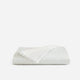 Sunday Citizen Mare Silky Lyocell Top Sheet in Misty Blue - White