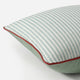 Sunday Citizen Mare Throw Pillow in Misty Blue - Off White