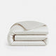 Perla Reversible Cotton Sateen Duvet Cover