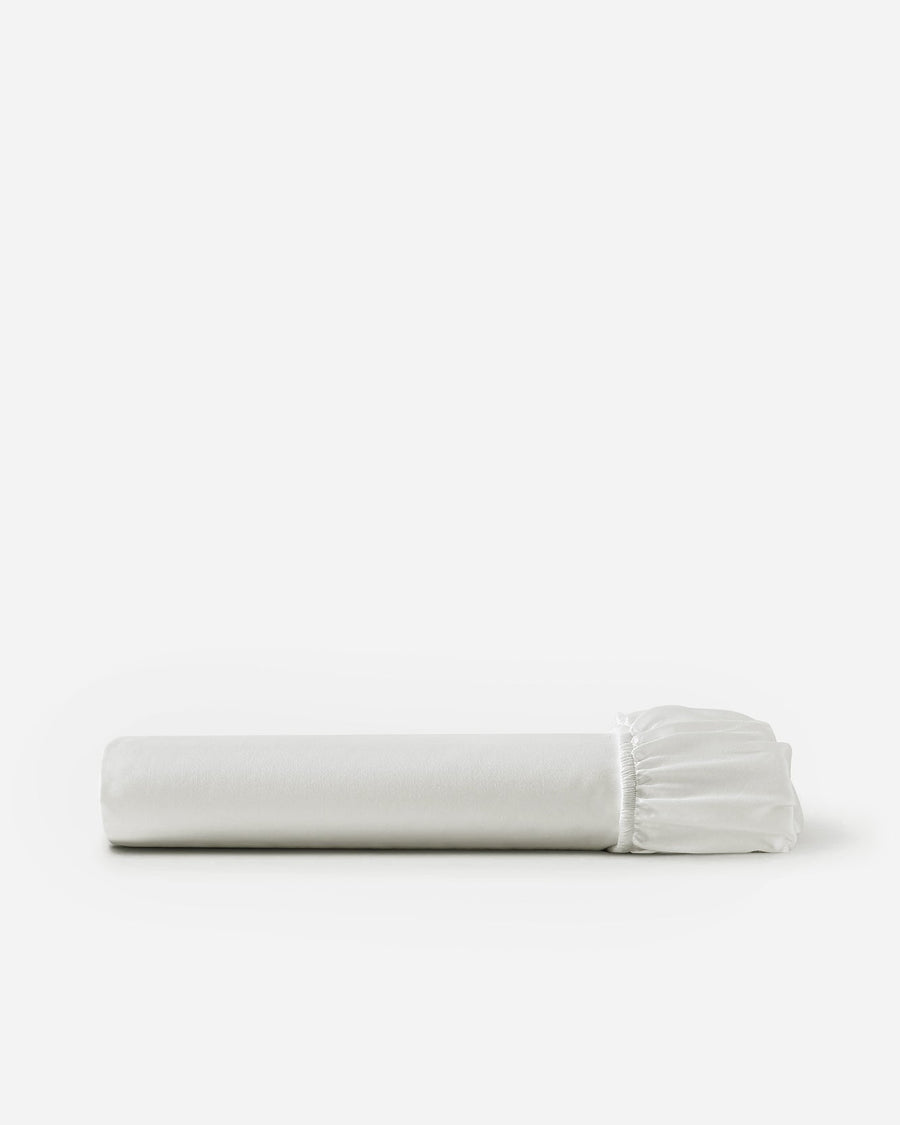Image of Perla Cotton Sateen Fitted Sheet