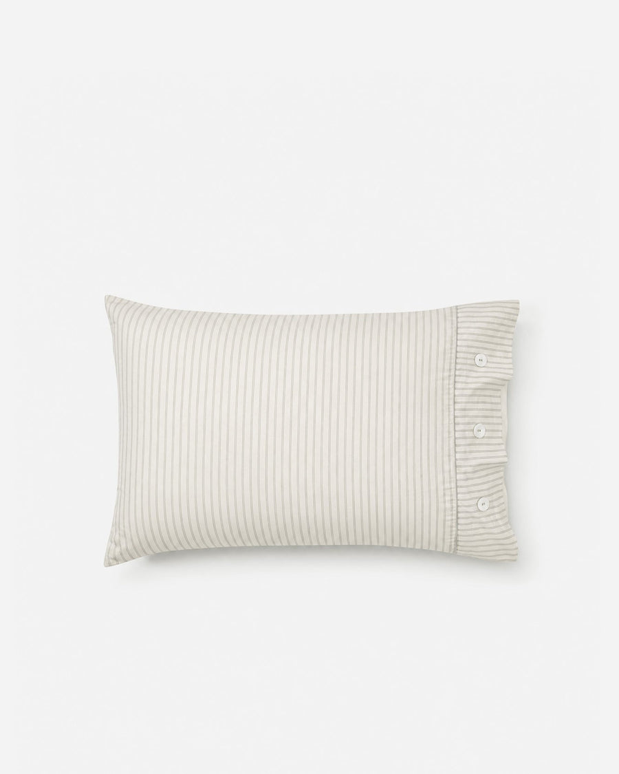 Image of Perla Reversible Cotton Sateen Pillowcases