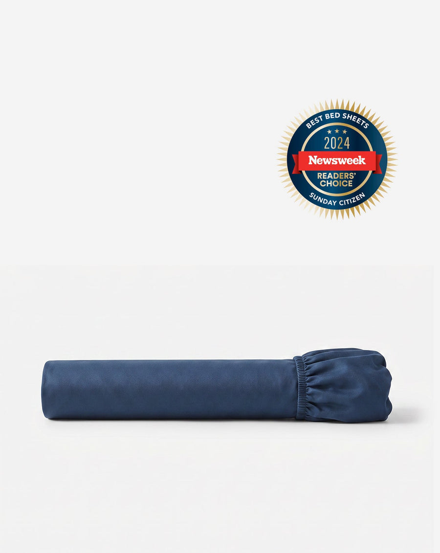 Natural Premium Bamboo Fitted Sheet Midnight
