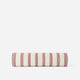 Sunday Citizen Rimini Bolster Pillow in Terracotta - Off White