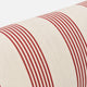 Sunday Citizen Rimini Bolster Pillow in Terracotta - Off White