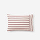 Sunday Citizen Rimini Cotton Sateen Pillowcase in Terracotta - Off White