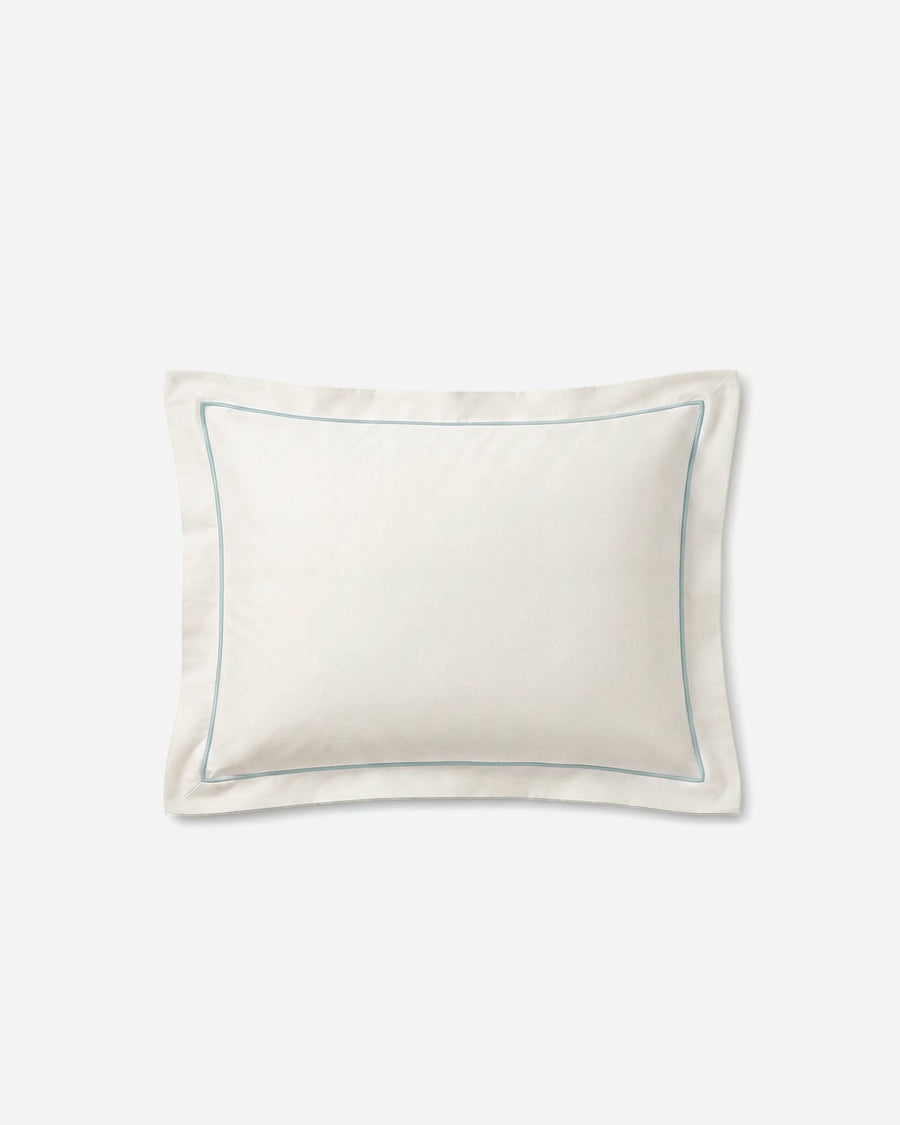 Image of Rimini Cotton Sateen Sham Set with Piping