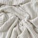 Salvia Reversible Cotton Mist  Sheet Set Light Sage - Off White