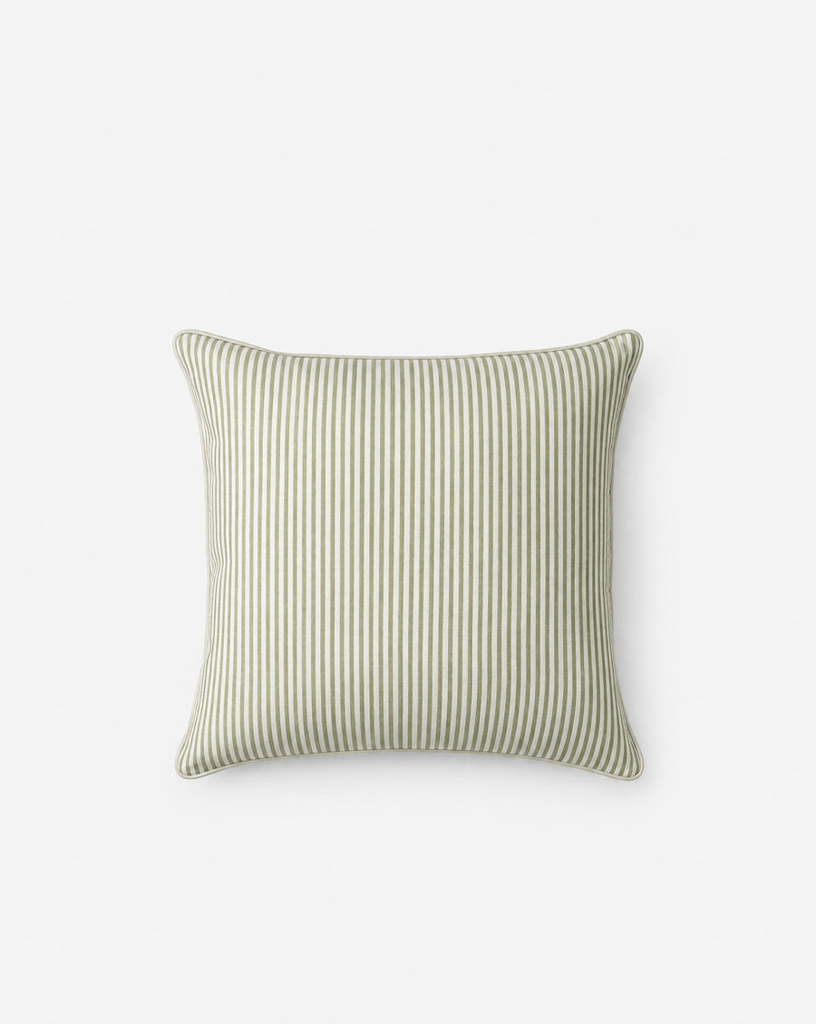 Sunday Citizen Serra Throw Pillow in Sage - Off White