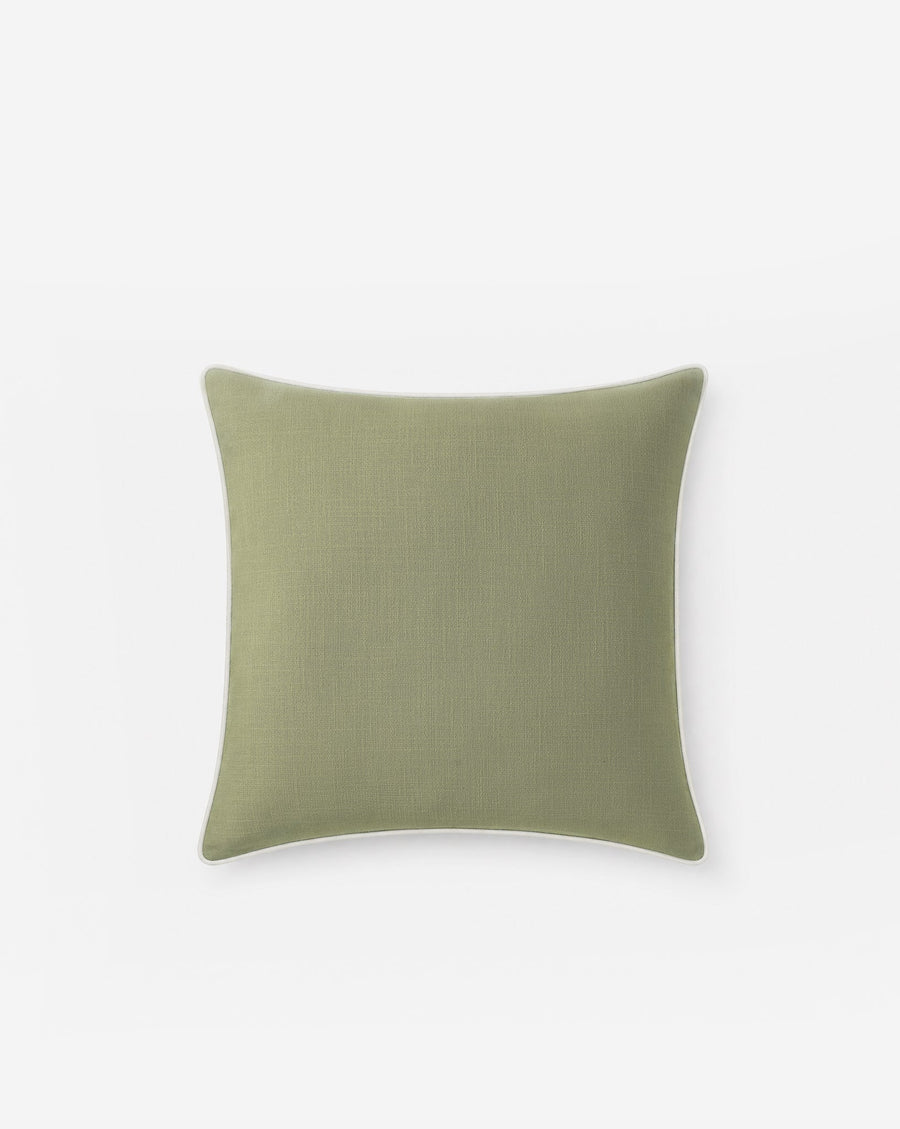 Sunday Citizen Serra Throw Pillow in Sage - Off White